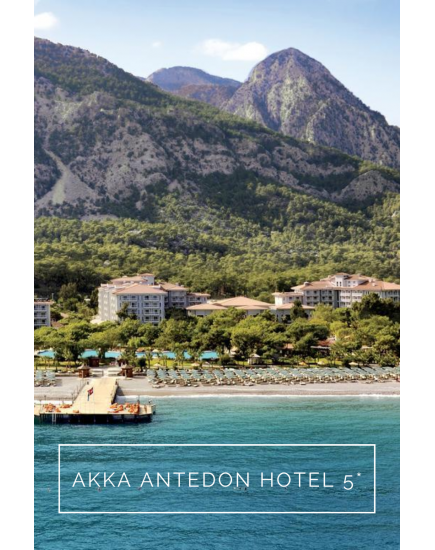 Odihna in Turcia! Alege o vacanta relaxanta la hotelul Akka Antedon 5*!